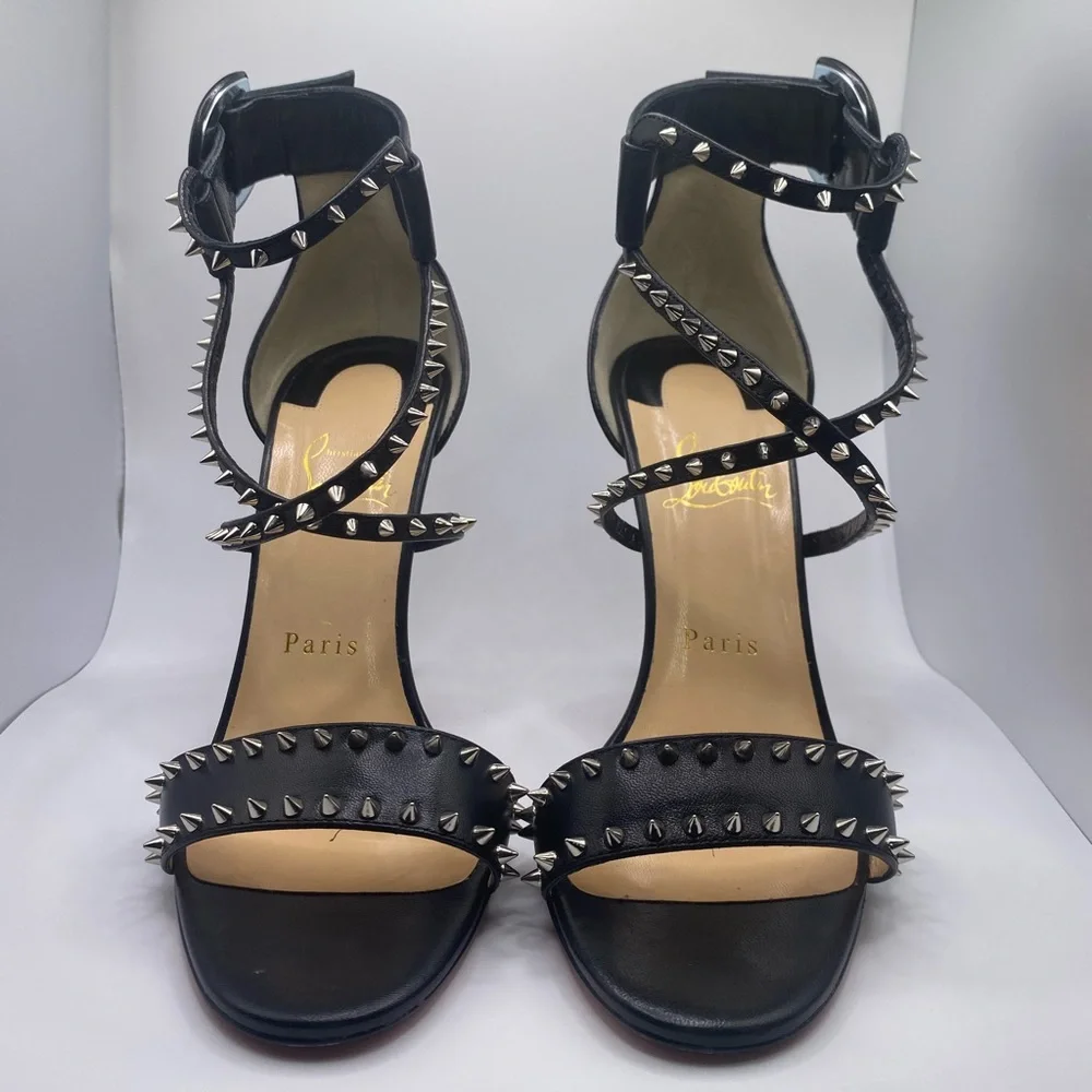 Christian Louboutin Choca Spike Heels - Picture 2 of 13